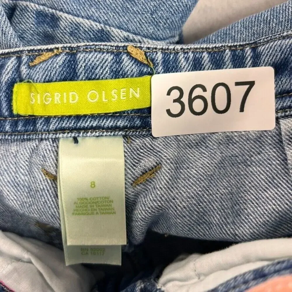 Sigrid Olsen Jeans Womens 8 28x39 Blue Medium Wash Mom High Rise Waist Vintage